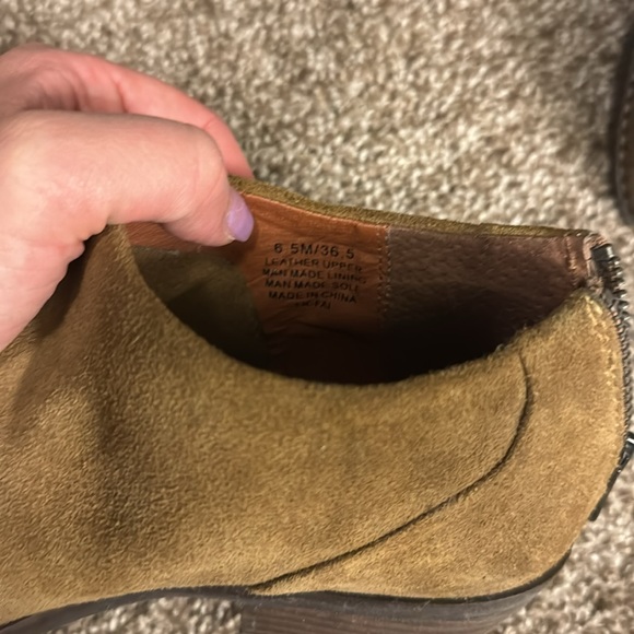 Brown Lucky Brand Short Booties - Picture 2 of 4